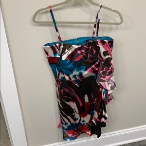 Express water color dress